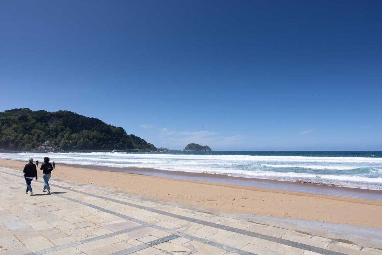 Egona-San Luis 2 Vivienda, Playa Y Garaje Leilighet Zarautz Eksteriør bilde
