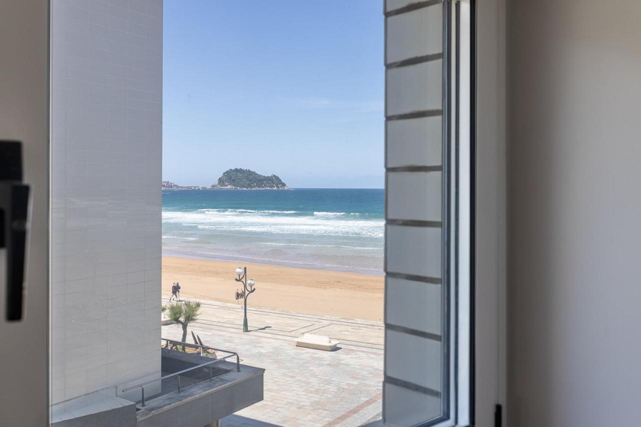 Egona-San Luis 2 Vivienda, Playa Y Garaje Leilighet Zarautz Eksteriør bilde